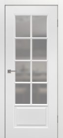 Межкомнатная дверь Юлия Х1 в английском стиле белая эмаль акция ликвидация товара