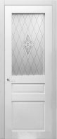 Межкомнатная дверь Кэтрин Белый рифленый 11.00