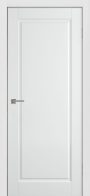 Межкомнатная дверь Ленес глухая в эмали Арктика с фрезеровкой