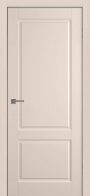 Межкомнатная дверь Нарвик глухая в эмали Беж с фрезеровкой