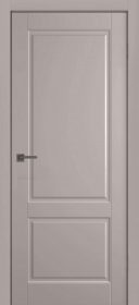 Межкомнатная дверь Нарвик глухая в эмали Мокко с фрезеровкой