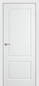 Межкомнатная дверь Нарвик глухая в эмали Арктика с фрезеровкой