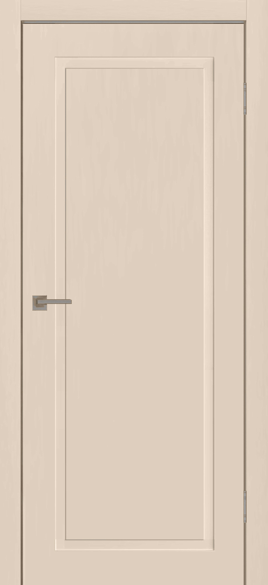 Межкомнатная дверь Бланк-1 глухая в эмали Беж с филенкой
