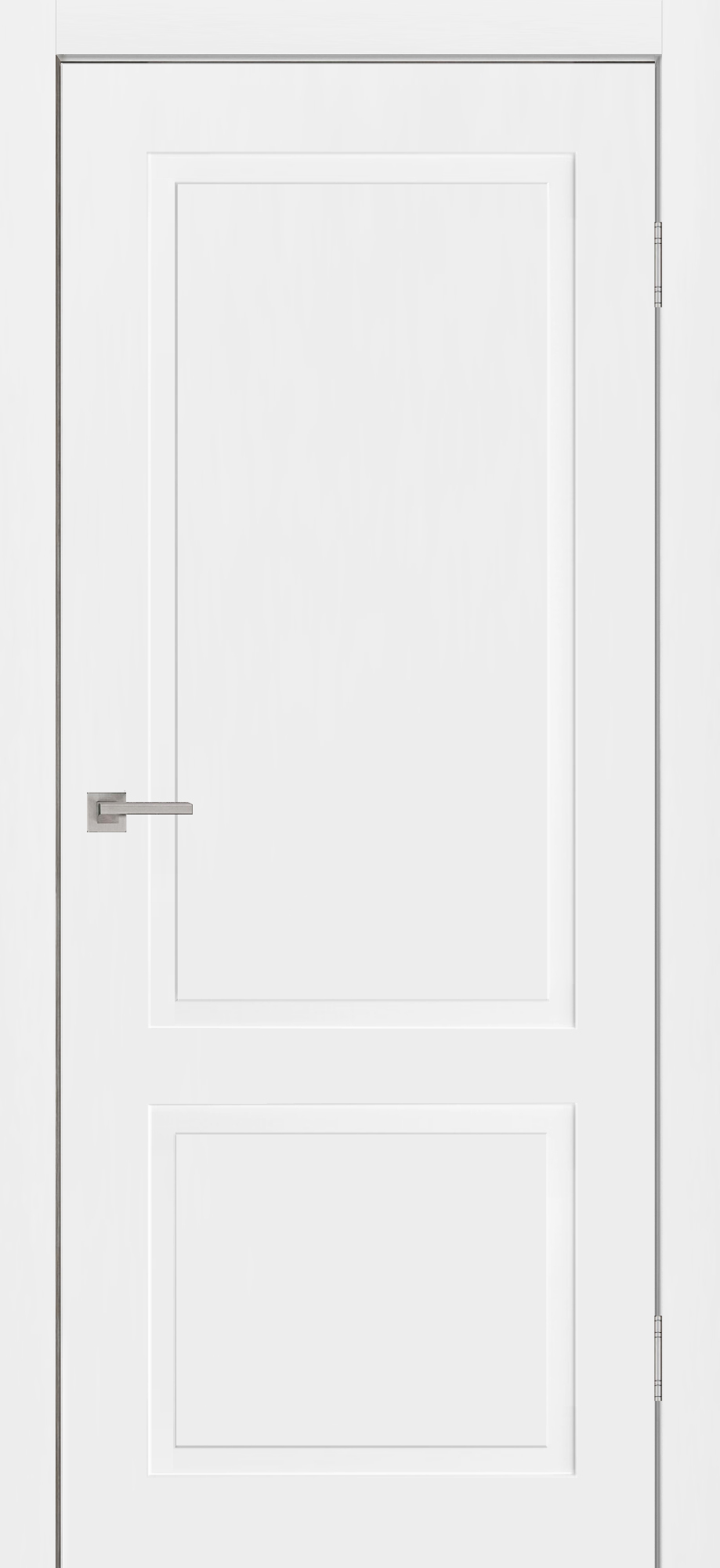 Межкомнатная дверь Бланк-2 глухая классическая с фрезеровкой в эмали